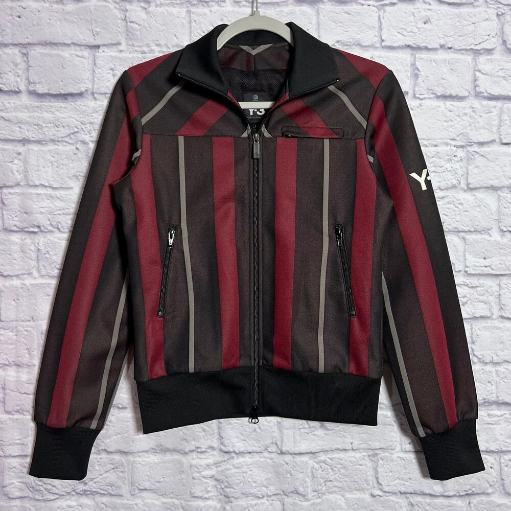 Vintage Adidas Y-3 Yohji Yamamoto Striped Track Jacket SIZE S 2007 NWOT